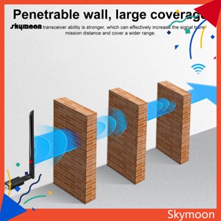 Skym* อะแดปเตอร์การ์ดเครือข่าย Wi-fi 6 ความเร็วสูง สําหรับแล็ปท็อป และเดสก์ท็อป Dual Band 5ghz 2.4ghz พร้อมอินเตอร์เฟซ Usb 3.0 Boost Your