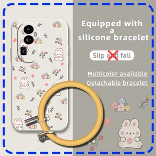 wristband ring Phone Case For OPPO Reno10 Pro Simplicity Lens bump protection Back Cover Skin-friendly feel