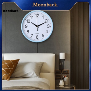 &lt;moonback&gt; นาฬิกาแขวนผนัง แบบเงียบพิเศษ สไตล์โมเดิร์น ไม่เหนียวติด นาฬิกาแขวน อ่านง่าย นาฬิกาควอตซ์ สําหรับตกแต่งบ้าน