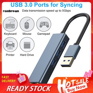 &lt;rainbrown&gt; อะแดปเตอร์แปลงอีเธอร์เน็ต Usb 3.0 เป็นอีเธอร์เน็ต Usb 3 ความเร็วสูง