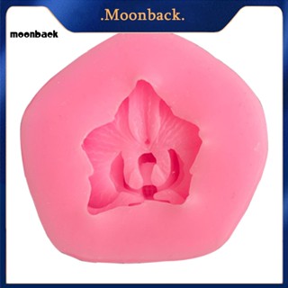 &lt;moonback&gt; แม่พิมพ์ซิลิโคน ลายดอกไม้ ดอกกล้วยไม้ พลัมเมอเรีย และชบา ใช้ซ้ําได้ สําหรับทําขนม ตกแต่งเค้ก เบเกอรี่