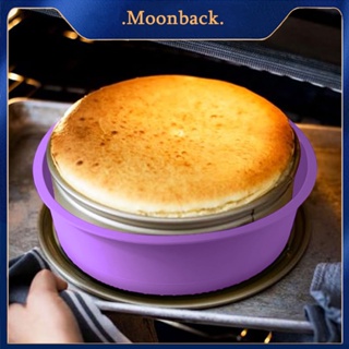 &lt;moonback&gt; ถาดแม่พิมพ์ซิลิโคน ยืดหยุ่น ไม่เหนียวติด ใช้ซ้ําได้ สําหรับทําขนมหวาน เค้ก เบเกอรี่