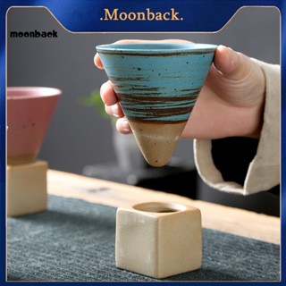 &lt;moonback&gt; กรวยเครื่องปั้นดินเผา ลาเต้ แฮนด์เมด สไตล์ญี่ปุ่น สําหรับชงกาแฟ ชา เอสเปรสโซ่