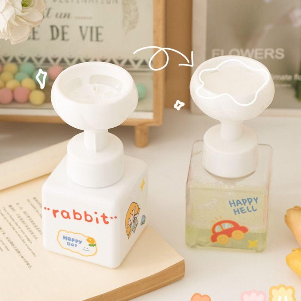 เอบินแลนด์ ที่ว่างเปล่าสบู่ขวดรีฟิล,รีฟิล250/450มิลลิลิตรดอกไม้โฟมตู้,คุณภาพเครื่องสําอางบรรจุภัณฑ์พลาสติกโฟมปั๊มขวดเดินทาง