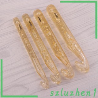 [Szluzhen1] ตะขอถักโครเชต์ ขนาดใหญ่ 4 ขนาด