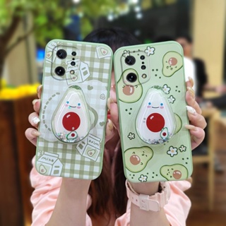 Glitter Rotatable stand Phone Case For OPPO Find X5 cute Anti-fall phone case Cartoon quicksand Simplicity Skin-friendly feel