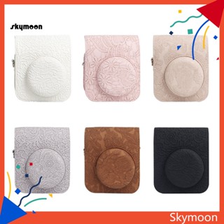 Skym* กระเป๋าเก็บกล้องโพลารอยด์ กันน้ํา พร้อมสายคล้องไหล่ ทนทาน สําหรับ Polaroid Mini12