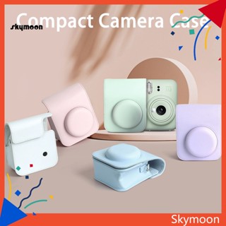 Skym* กระเป๋าเคสหนังเทียม กันกระแทก สําหรับใส่กล้อง Fuji Polaroid Mini12