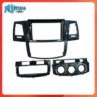 Rto แผงกรอบเครื่องเล่น MP5 วิทยุสเตอริโอ 9 นิ้ว สําหรับ 2007-2014 Toyota Fortuner Vigo Hilux Android