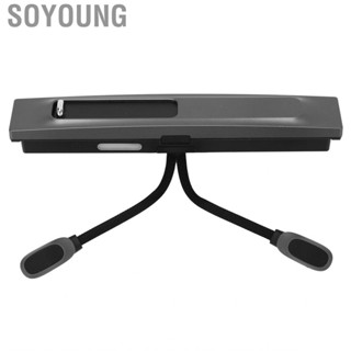 Soyoung Multiport Center Console Adapter Docking Station 27W Maximum Sliding Cover  Lighting High Performance Splashproof for Car