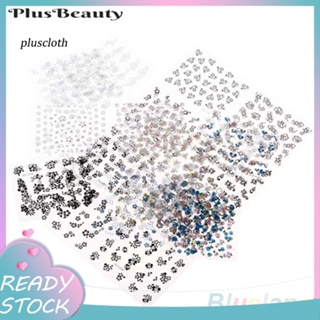 &lt;Pluscloth&gt; สติกเกอร์ ลายดอกไม้ คละแบบ DIY สําหรับติดตกแต่งเล็บ 30 แผ่น