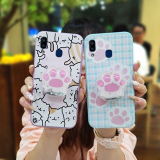 Cartoon Anti-fall Phone Case For Samsung Galaxy A30/A20/M10s Skin feel silicone phone case cute Simplicity ins The New