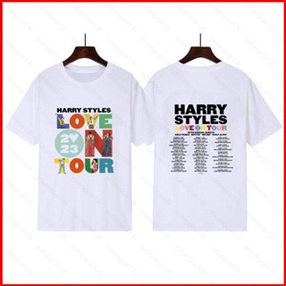 Yb1 เสื้อยืดผ้าฝ้าย พิมพ์ลาย Love On Tour 2023 Concert Harry Styles BY1