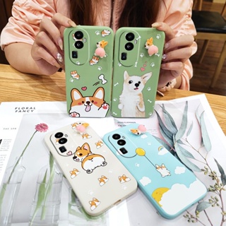 Simplicity Cartoon Phone Case For OPPO Reno10 Pro Plus phone case Skin feel silicone cute protective case Skin-friendly feel