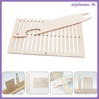 Sijichuanc เครื่องทอผ้า แบบแมนนวล ขนาดเล็ก DIY