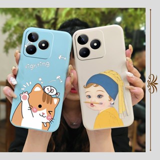 cute Camera all inclusive Phone Case For OPPO Realme C53/Narzo N53 Cartoon Anti-fall Lens package Lens bump protection