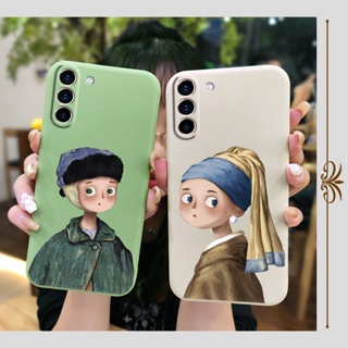 Cartoon soft shell Phone Case For Samsung Galaxy S23/SM-911U Anti-fall cute Camera all inclusive phone case Lens package