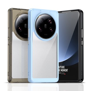 เคสโทรศัพท์มือถือ TPU แบบใส หลากสี สําหรับ Xiaomi mi 13 Ultra 13 Pro CIVI 3 11i 11X Pro