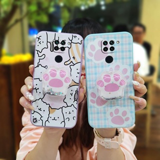 Rotatable stand quicksand Phone Case For Redmi Note9/Redmi 10X 4G protective case Cartoon Skin-friendly feel Anti-fall