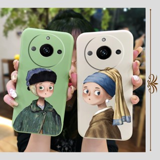 Camera all inclusive Skin feel silicone Phone Case For OPPO Realme11 Simplicity Anti-fall Liquid silicone shell cat