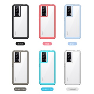 เคสโทรศัพท์มือถือ แบบใส กันกระแทก หลากสี สําหรับ Xiaomi Redmi K60 K60 Pro K50 K50 Pro K50 Ultra K60E K50i