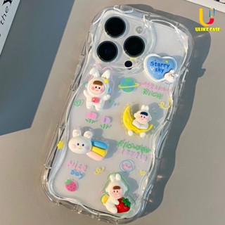 เคสโทรศัพท์มือถือนิ่ม ขอบโค้ง ลายหูกระต่าย 3D DIY สําหรับ OPPO A15 A54 A5S A77S A17 A17K A57 A3S A76 A96 A16 A95 A55 A7 A5 A9 A31 A53 A33 2020 A12 A12S A1K A12E A16E A16K A54S A53S Reno 7 5 4 6 8 5F 5K 4F 4 5