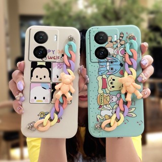 Liquid silicone shell Cartoon Phone Case For VIVO IQOO Z7X protective case phone case Lens bump protection Lens package