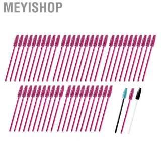 Meyishop Grafting Eyelash Brush  Soft Bristles Eyebrow Brushes Multifunctional 50PCS No Irritation for Applying Eye Mascaras