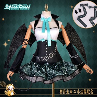 เครื่องแต่งกายคอสเพลย์ Hatsune MIKU Little Raccoon Linkage MIKU Little Demon สําหรับเด็กผู้หญิง