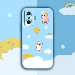 Skin-friendly feel Anti-fall Phone Case For Redmi K50 Gaming Edition/POCO F4 GT Three-dimensional doll Rotating bracket