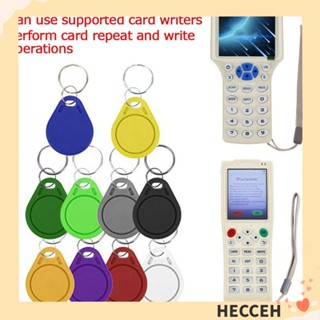 Hecceh 10 ชิ้น NFC แท็ก RFID เขียนซ้ําได้ คีย์การ์ด ปุ่มกด