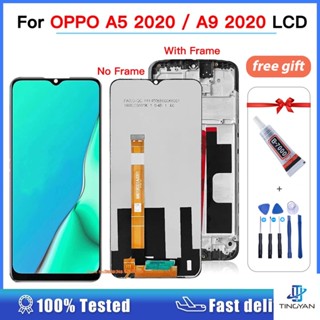 หน้าจอสัมผัส lcd 6.5 นิ้ว พร้อมกรอบ สําหรับ OPPO A11x A9 2020 CPH1937 CPH1939 OPPO A5 2020 CPH1931