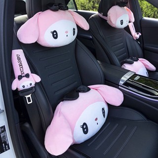 Cute Automotive Headrest Cartoon Neck Pillow Seat Pillow Car Interior Supplies Practical Car Pillow Pillow Waist Cushion q78x