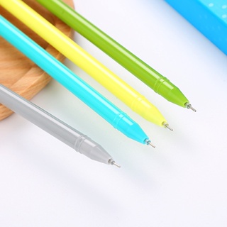 24 ชิ้น การ์ตูนน่ารัก กระถาง กระบองเพชร ปากกาเป็นกลาง สร้างสรรค์ เครื่องเขียน เข็มสีดํา สํานักงาน ปากกาเซ็นชื่อ