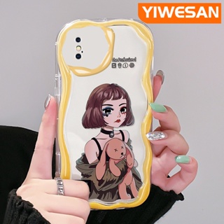 เคสโทรศัพท์มือถือแบบนิ่ม ใส กันกระแทก ลายคลื่น สีมาการอง สีสันสดใส สําหรับ iPhone X Xs Xr Xs Max