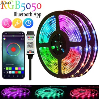 ชุดแถบไฟ LED RGB ยืดหยุ่น เปลี่ยนสีได้ 16 สี 1 3 5 เมตร