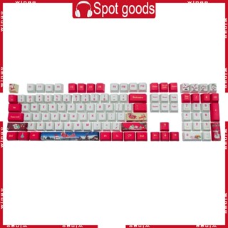 Win OEM ชุดปุ่มกดคีย์บอร์ด PBT สีย้อม สําหรับคีย์บอร์ดเล่นเกม 108