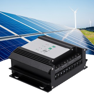 Tool Center กังหันลมพลังงานแสงอาทิตย์แบบผสมผสาน Intelligent LED Wind Turbine 600W Solar Energy 300W 24V