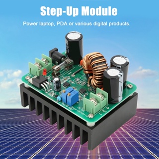 Tool Center 600W Step-Up Module DC 10-60V to 12-80V Boost Power Supply Converter สำหรับแล็ปท็อปผลิตภัณฑ์ดิจิตอล