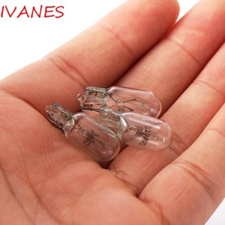 Ivanes หลอดไฟฮาโลเจน T10 W5W 194 168 12V กว้าง 10 ชิ้น ต่อชุด