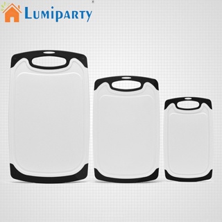 Lumiparty เขียงหั่นผัก ผลไม้ ด้ามจับจับง่าย 3 ชิ้น