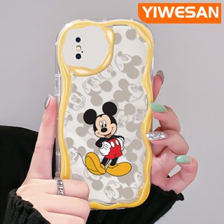 เคสโทรศัพท์มือถือแบบนิ่ม ใส กันกระแทก ลายการ์ตูนมิกกี้เมาส์น่ารัก สีสันสดใส สําหรับ iPhone X Xs Xr Xs Max