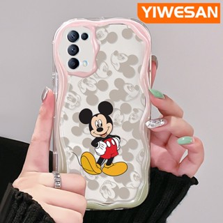 เคสโทรศัพท์มือถือแบบนิ่ม ใส กันกระแทก ลายการ์ตูนมิกกี้เมาส์ สีสันสดใส สําหรับ OPPO Reno 5 5G Reno 5K 5G Find X3 Lite