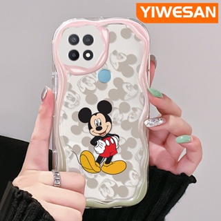 เคสโทรศัพท์มือถือแบบนิ่ม ใส กันกระแทก ลายการ์ตูนมิกกี้เมาส์น่ารัก สีสันสดใส สําหรับ OPPO A15 A15s A35 4G