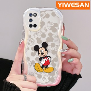 เคสโทรศัพท์มือถือแบบนิ่ม ใส กันกระแทก ลายการ์ตูนมิกกี้เมาส์น่ารัก สีสันสดใส สําหรับ OPPO A52 A92 A72 4G