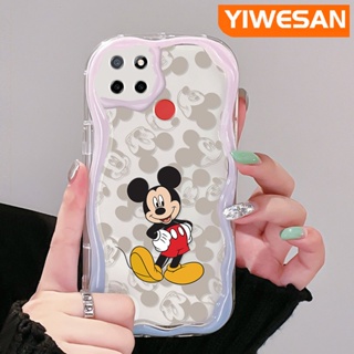 เคสโทรศัพท์มือถือแบบนิ่ม ใส กันกระแทก ลายการ์ตูนมิกกี้เมาส์น่ารัก สีสันสดใส สําหรับ Realme C12 C15 C21 C25 C25s Narzo 20 Narzo 30A Narzo 50A