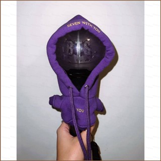 เสื้อกันหนาว มีฮู้ด ลาย Mg BTS Army Bomb สําหรับเด็กผู้หญิง