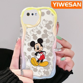 เคสโทรศัพท์มือถือแบบนิ่ม ใส กันกระแทก ลายการ์ตูนมิกกี้เมาส์น่ารัก สีสันสดใส สําหรับ Realme C2 C2S OPPO A1K