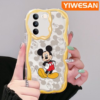 เคสโทรศัพท์มือถือแบบนิ่ม ใส กันกระแทก ลายการ์ตูนมิกกี้เมาส์ สีสันสดใส สําหรับ vivo V27 Pro 5G V27E 5G S16 Pro 5G S16E 5G