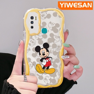 เคสโทรศัพท์มือถือแบบนิ่ม ใส กันกระแทก ลายการ์ตูนมิกกี้เมาส์ สีสันสดใส สําหรับ Infinix Hot 9 Pro Hot 9 Play Hot 12 Play